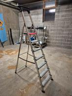 Altrex Double Decker 7 treden huishoudtrap, Doe-het-zelf en Verbouw, Ladders en Trappen, Ophalen, Zo goed als nieuw, 2 tot 4 meter