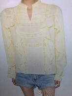 twinset, twin set blouse lichtgeel IT 46 (40), Kleding | Dames, Blouses en Tunieken, Twinset, Geel, Maat 42/44 (L), Ophalen of Verzenden