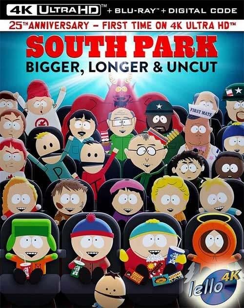 Blu-ray 4K: South Park: Bigger, Longer & Uncut (1999) US SC, Ophalen of Verzenden, Nieuw in verpakking, Tekenfilms en Animatie