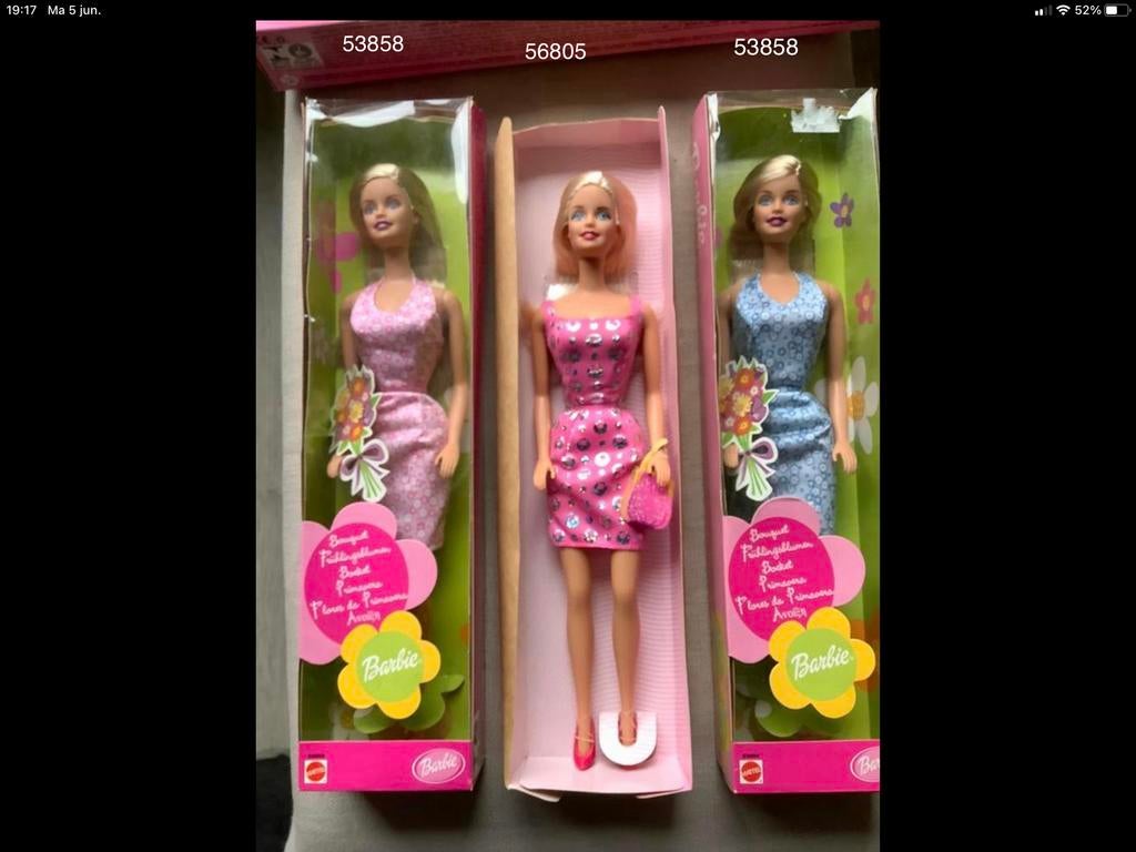 Set van 3 Mattel Barbies in doos, Ophalen of Verzenden