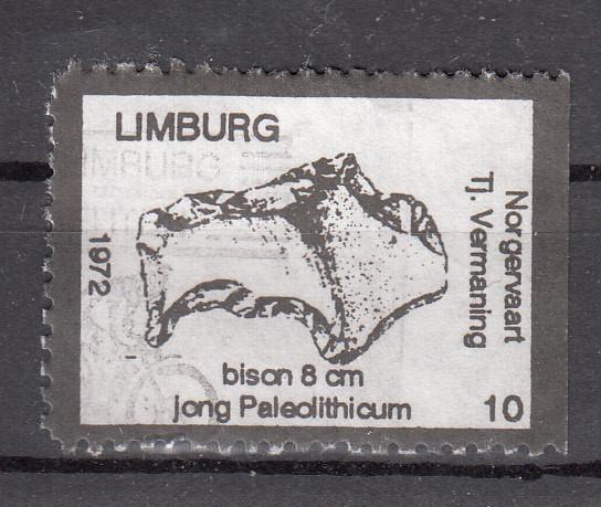 Streekpost 1972, Paleolithicum : bison, Ophalen of Verzenden, Na 1940, Gestempeld