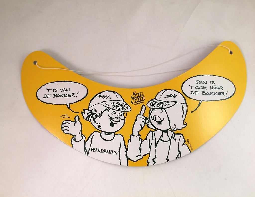 Jan, Jans en de kinderen - zonneklep stripfiguur - Jan Kruis, Verzamelen, Stripfiguren, Ophalen of Verzenden, Overige figuren