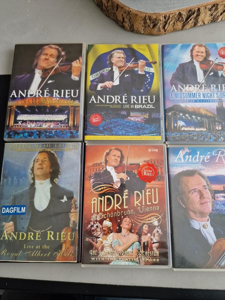 Diverse dvd andre rieu, Alle leeftijden, Ophalen of Verzenden, Zo goed als nieuw, Stand-up of Theatershow