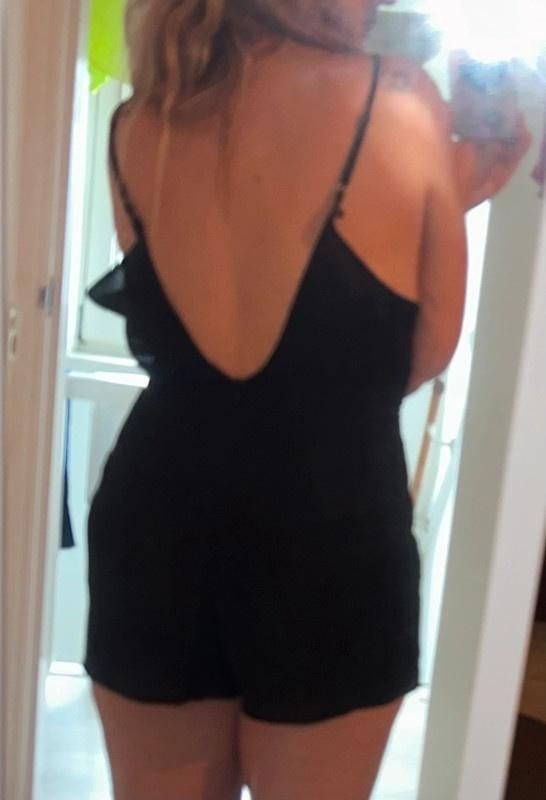 Forever 21 Playsuit, Zwart, maat M, ZGAN, Kleding | Dames, Jumpsuits, Maat 38/40 (M), Verzenden, Zwart, Zo goed als nieuw