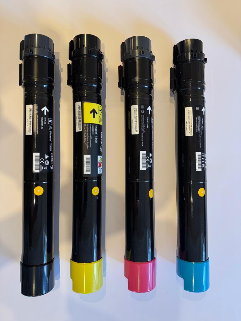 Toner CMYK voor Xerox Phaser 7500, Ophalen of Verzenden, Zo goed als nieuw, Toner, Xerox