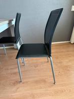 4 Eetkamer stoelen, Ophalen, Gebruikt, ., Zwart