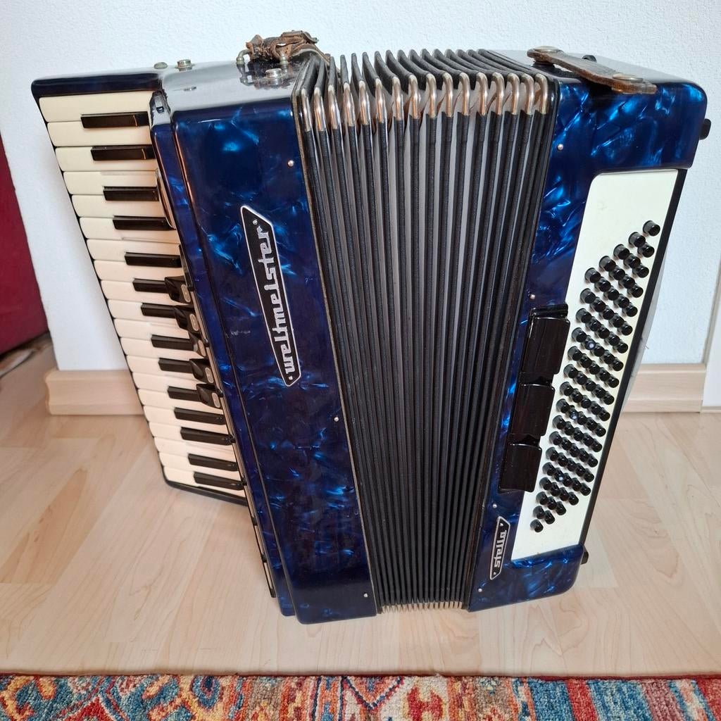 Weltmeister 80 bas accordeon., Muziek en Instrumenten, Ophalen, Gebruikt, 80-bas, Weltmeister