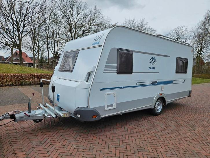Knaus Sport 450 Qfu Mover / Voortent / Zakluifel, Caravans en Kamperen, Caravans, Bedrijf, tot en met 4, 1000 - 1250 kg, Rondzit