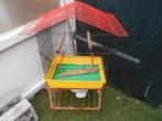 Vogelkooi, vintage, Ophalen of Verzenden, Gebruikt, Metaal, Vogelkooi