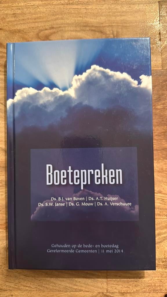 S.W. Janse - Boetepreken, Ophalen of Verzenden, Zo goed als nieuw, S.W. Janse; G. Mouw; B.J. van Boven; A.T. Huijser