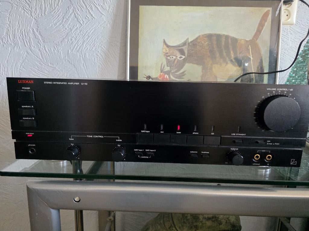 Luxman LV-112 Receiver met phono uitgang., Overige merken, Gebruikt, Ophalen of Verzenden, Minder dan 60 watt