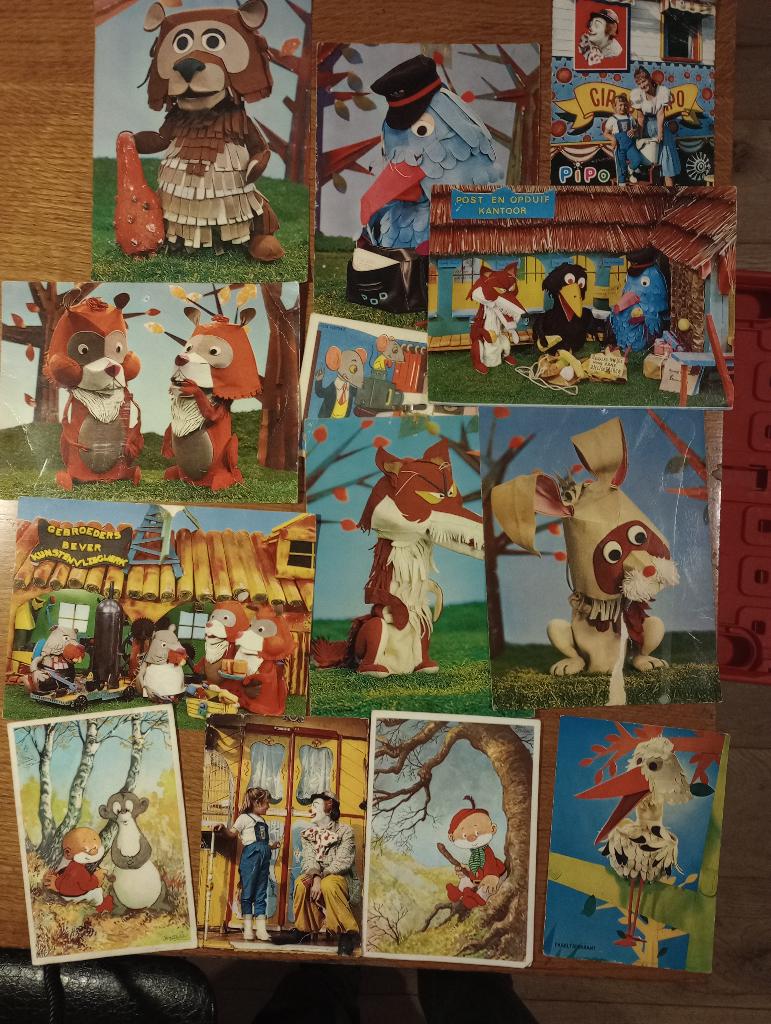 ansichtkaarten Fabeltjeskrant etc, Ophalen of Verzenden, 1960 tot 1980, Gelopen, Cultuur en Media