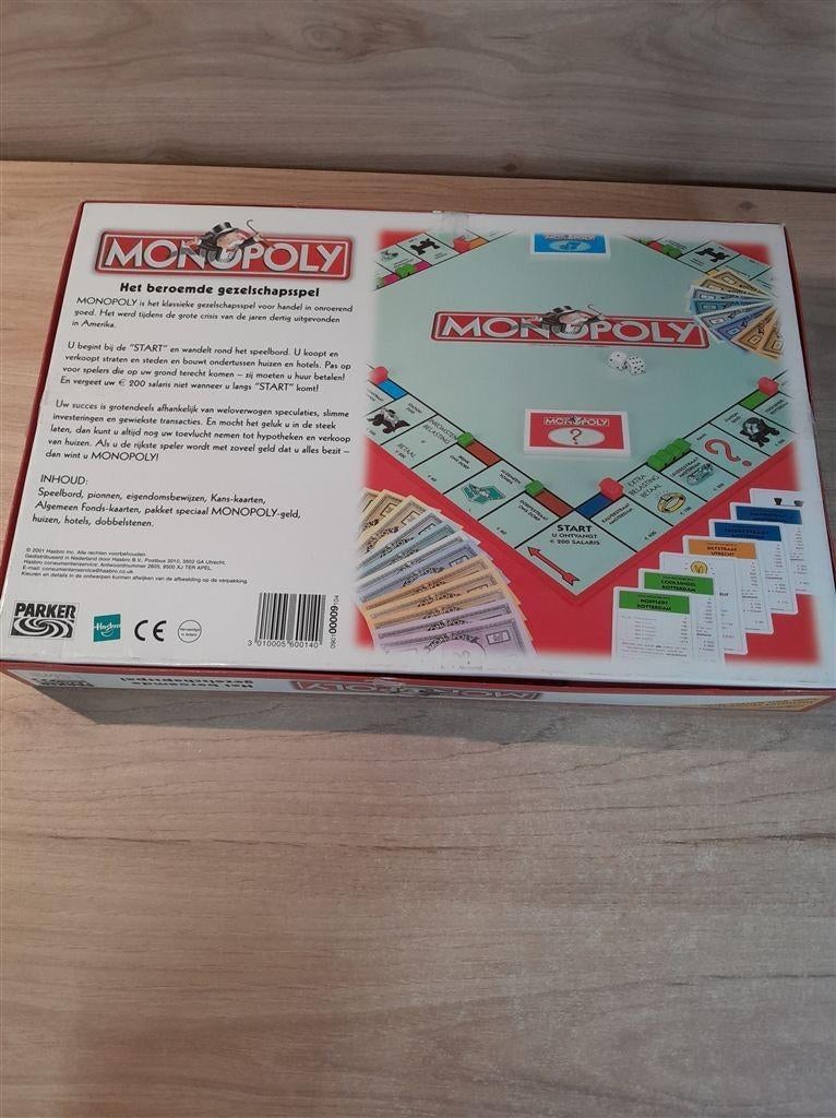 monopoly het beroemde gezelschapspel - s6238, Verzenden, Zo goed als nieuw