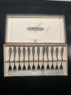 Vintage Sola massief set gebaksvorkjes, Ophalen of Verzenden