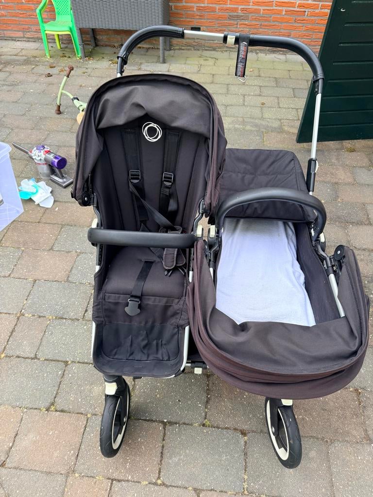 Bugaboo Donkey duo kinderwagen met veel accessoires, Ophalen, Gebruikt, Kinderwagen, Bugaboo