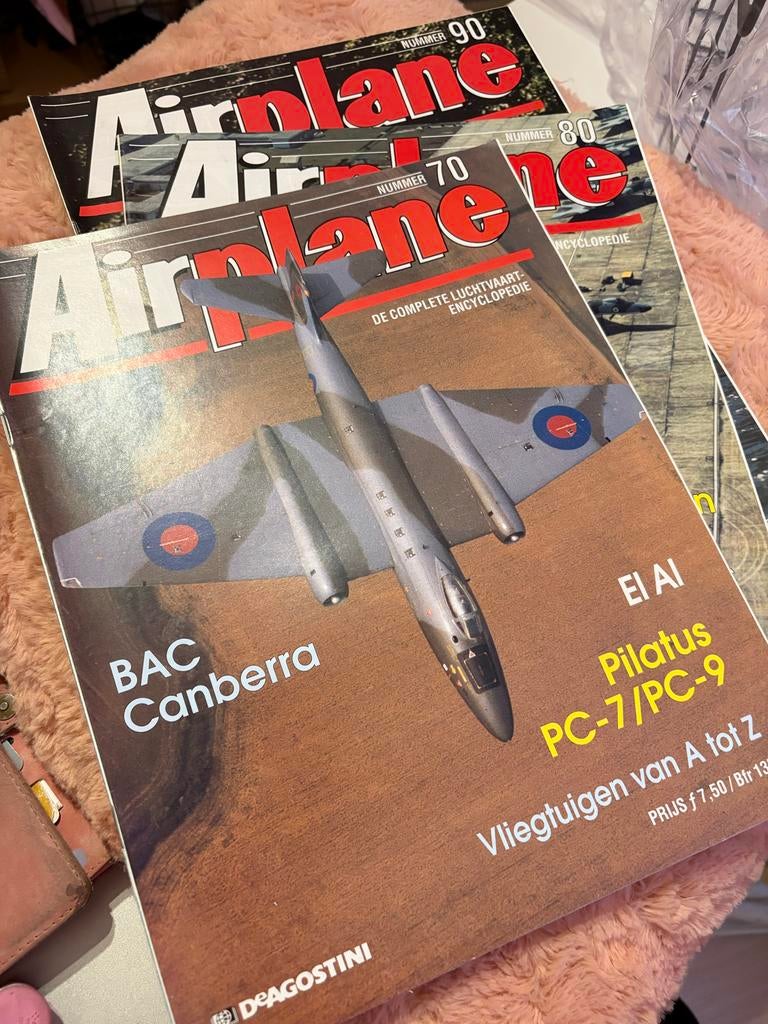 Tijdschrift Airplane - complete luchtvaart encyclopedie nr 7, Boeken, Ophalen of Verzenden, Zo goed als nieuw, Overige typen