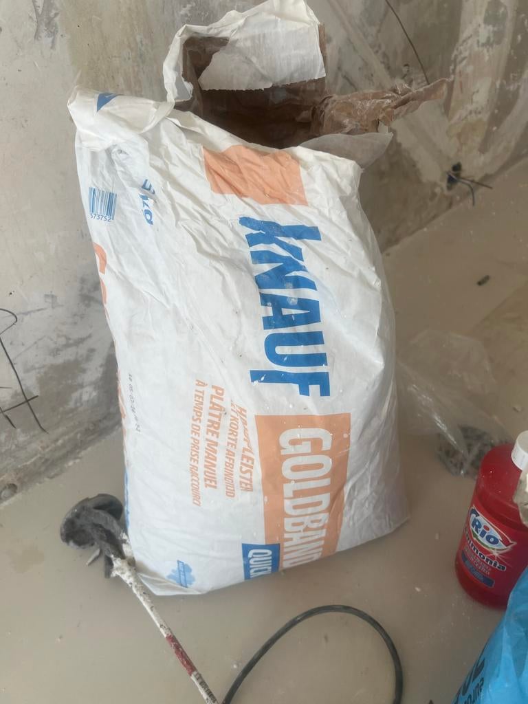 Knauf Goldband pleistergips - 30% over, Ophalen of Verzenden, Gebruikt, Overige typen