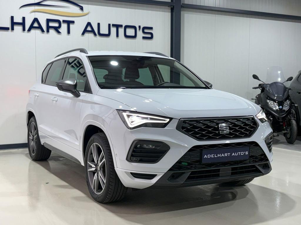 SEAT Ateca 2.0 TSI 4Drive FR Style Business Intense 190 PK A, Auto's, Seat, 15 km/l, Gebruikt, Zwart, Wit