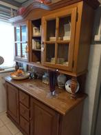 Geloogd grenen buffetkast, Ophalen