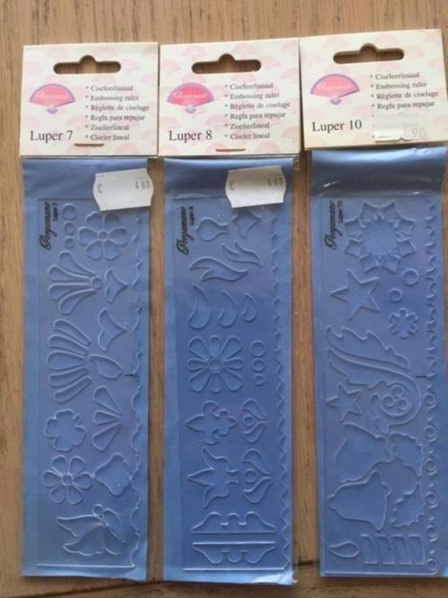 3 pergamano ciseleer linialen, Ophalen of Verzenden, Nieuw, Overige thema's, Pons of Mal