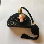 Leuke glazen parfumfles met gezicht, Antiek en Kunst, Ophalen of Verzenden