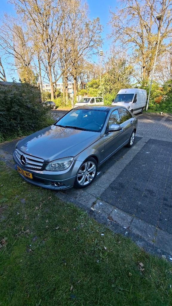 Mercedes-Benz C-Klasse 1.8 C180 Kompressor Sedan 2008 Grijs, Achterwielaandrijving, Origineel Nederlands, 75 €/maand, Handgeschakeld