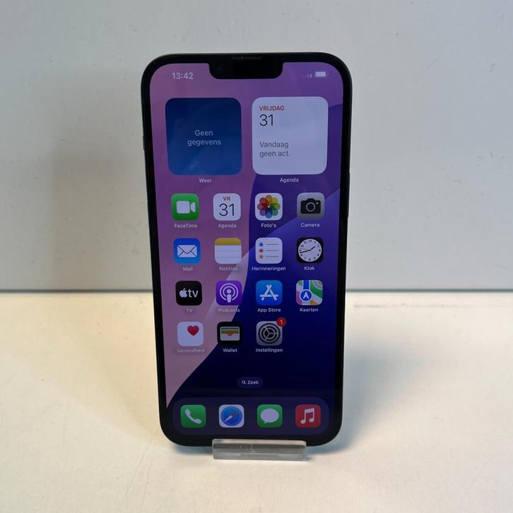 Apple iPhone 14 Plus 128GB Zwart | 82% | Nette staat, Telecommunicatie, Mobiele telefoons | Apple iPhone, Zo goed als nieuw
