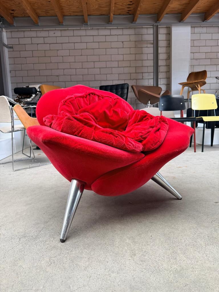 Edra Rose chair by Masanori Umeda (2x), Ophalen, Gebruikt, 75 tot 100 cm, Stof