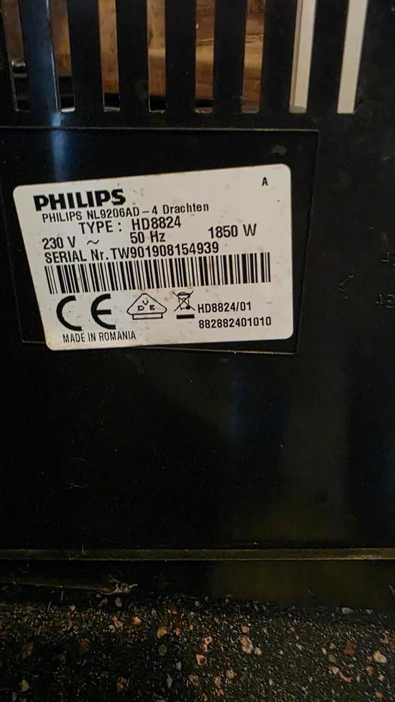 Philips HD8824 Volautomatische Koffiemachine, Ophalen