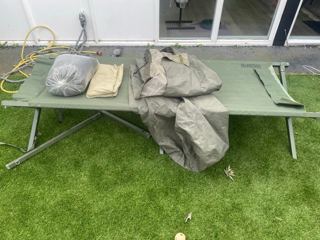 Leger stretcher met slaapzak en hoezen - Nieuw, Ophalen of Verzenden, Nieuw