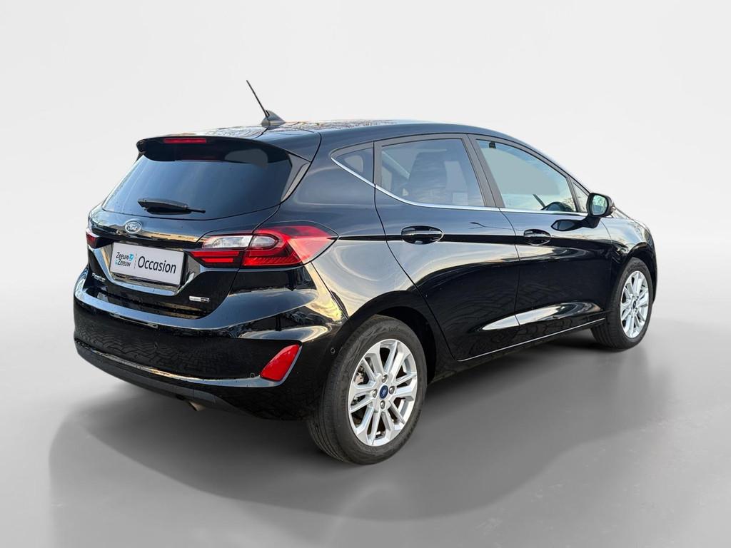 Ford Fiesta 1.0 EcoBoost Hybrid Titanium X |NL auto| Automaa, 12 maanden, Euro 6, Zwart, Origineel Nederlands