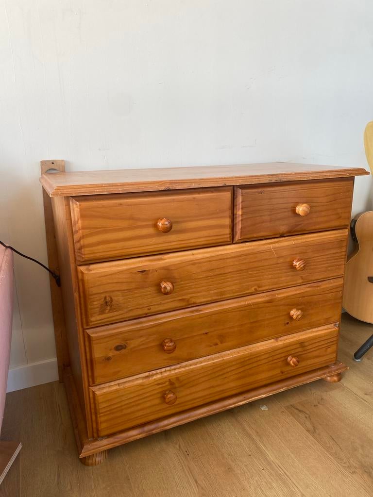 Houten ladekast - 88x39x70cm, Huis en Inrichting, Kasten | Ladekasten, Ophalen, Gebruikt, 50 tot 100 cm, 3 of 4 laden