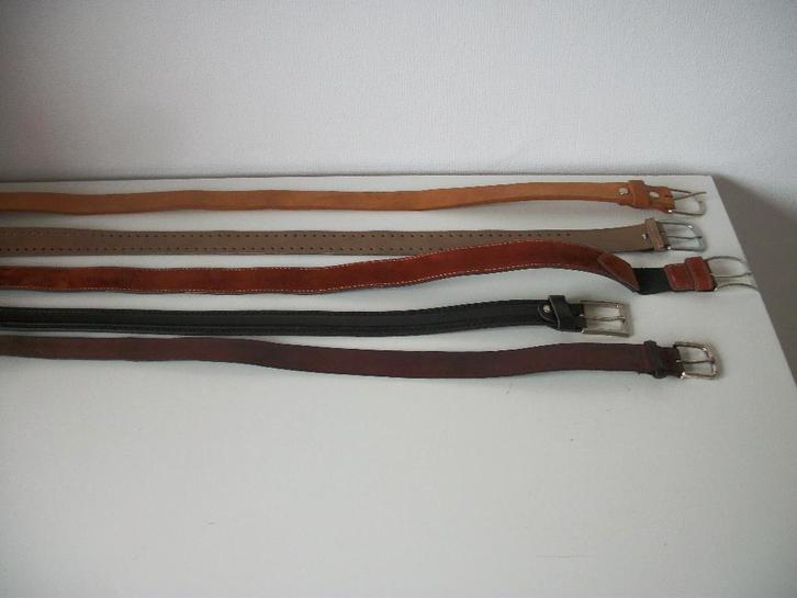 5 Riemen - maten en prijzen volgen nog, Kleding | Heren, Riemen en Ceinturen, Zo goed als nieuw, Riem of Ceintuur, 105 tot 115 cm