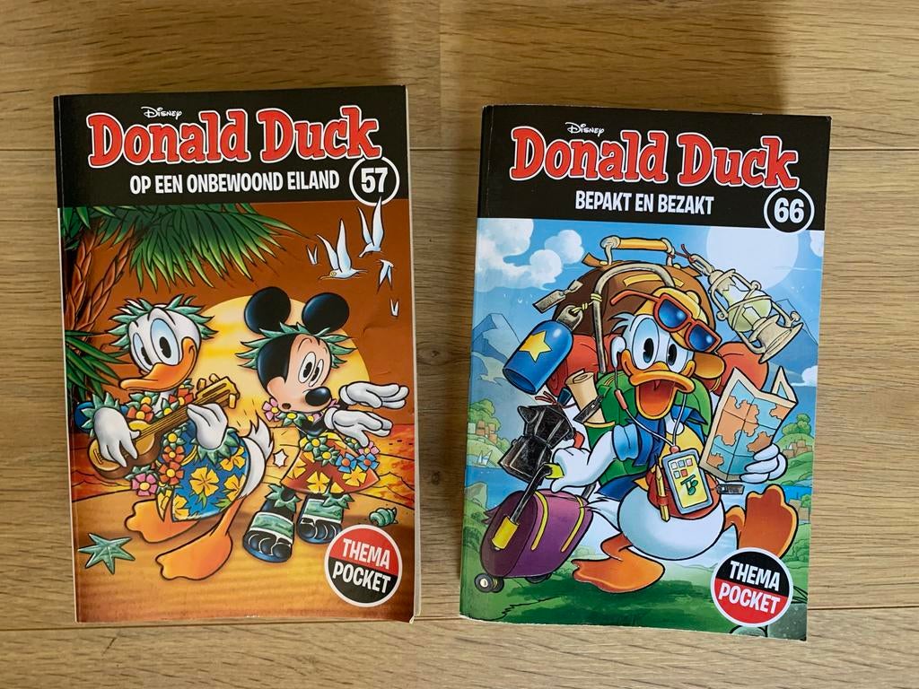 Donald Duck stripboeken - 4 stuks, Boeken, Meerdere stripboeken, Ophalen of Verzenden, Gelezen