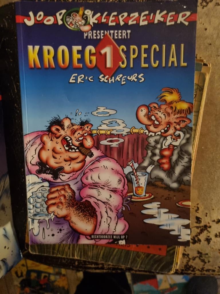 Joop Klepzeiker presenteert Kroegspecial 1, Boeken, Stripboeken, Eén stripboek, Ophalen of Verzenden, Gelezen, Eric Schreurs
