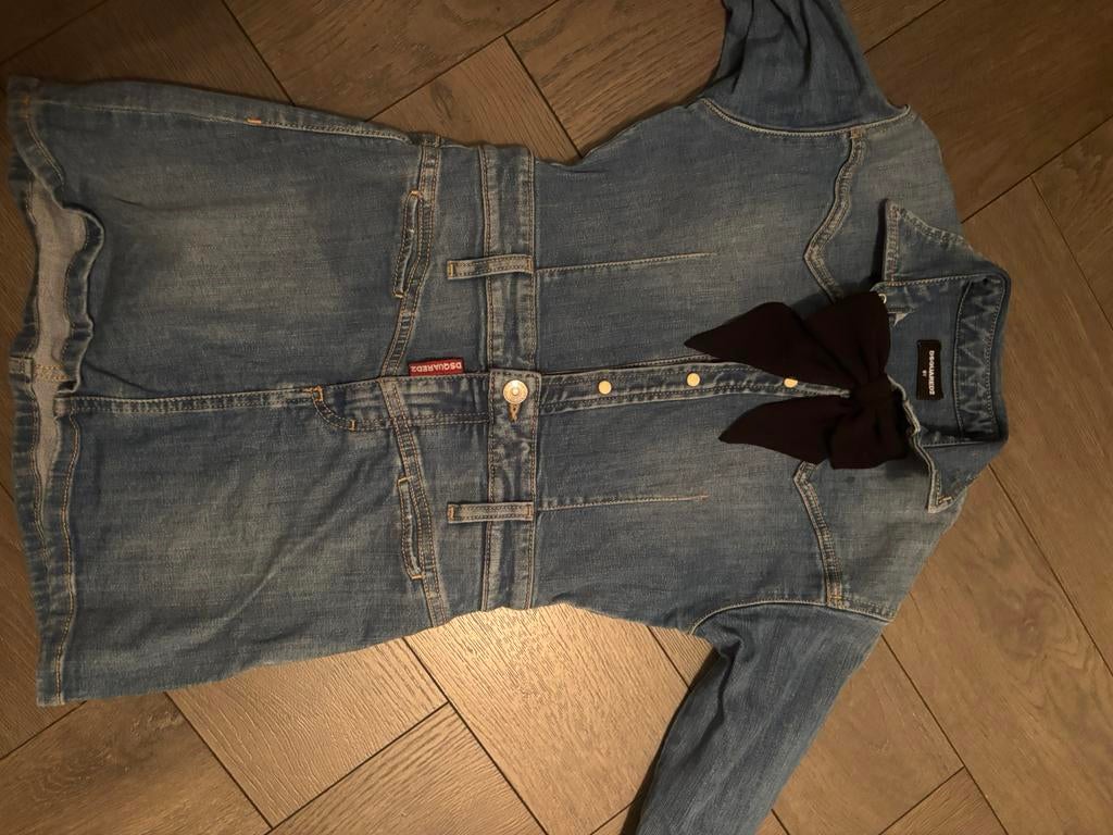 Dsquared jurk 128/8 jaar, Kinderen en Baby's, Kinderkleding | Maat 128, Ophalen of Verzenden, Zo goed als nieuw, Meisje, Jurk of Rok