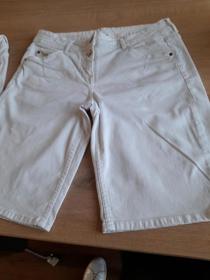 2 witte korte broeken Cecil, Kleding | Dames, Overige Dameskleding, Gedragen, Ophalen of Verzenden
