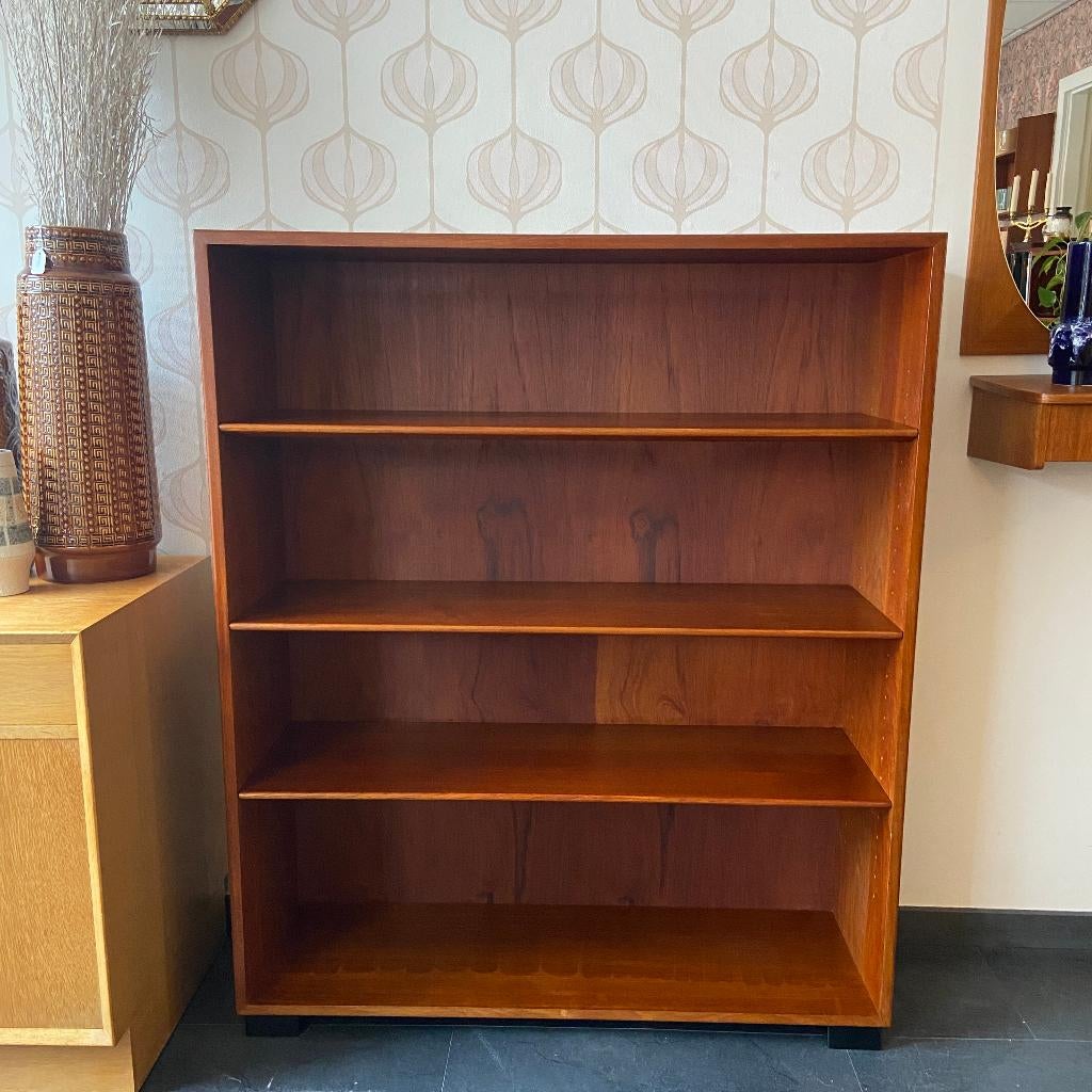 Vintage Deense Boekenkast van Borge Mogensen, Ophalen, Gebruikt, 100 tot 150 cm, 50 tot 100 cm