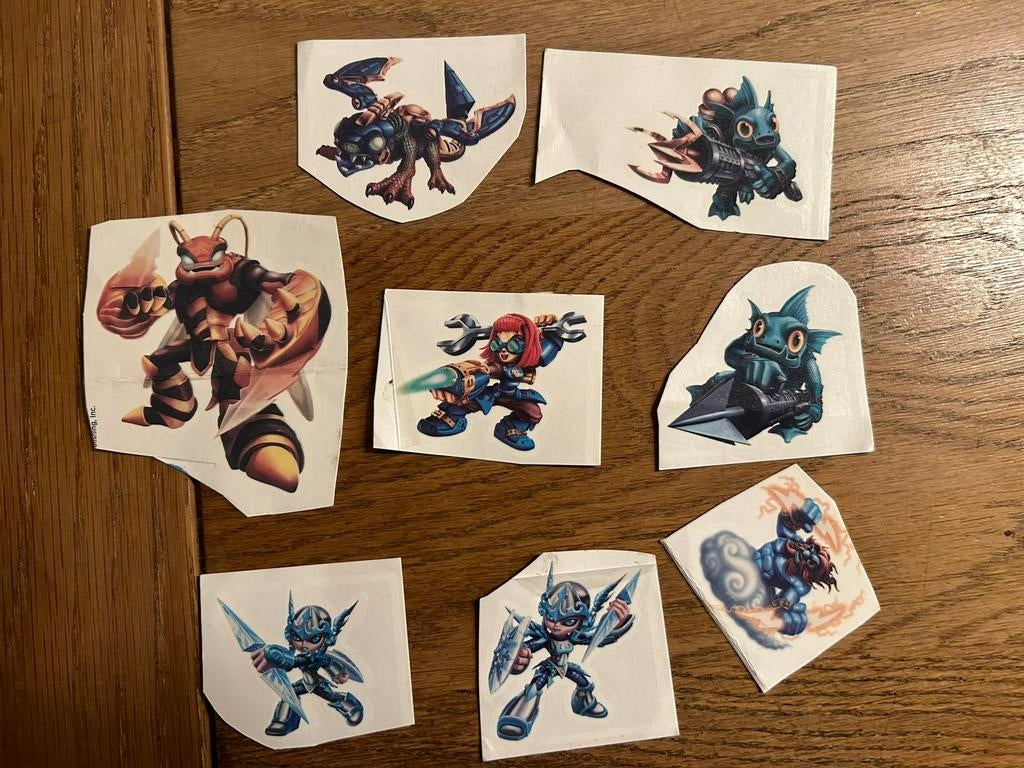 Set skylanders tijdelijke tattoo samen 0,50 ct, Ophalen of Verzenden, Plaatje