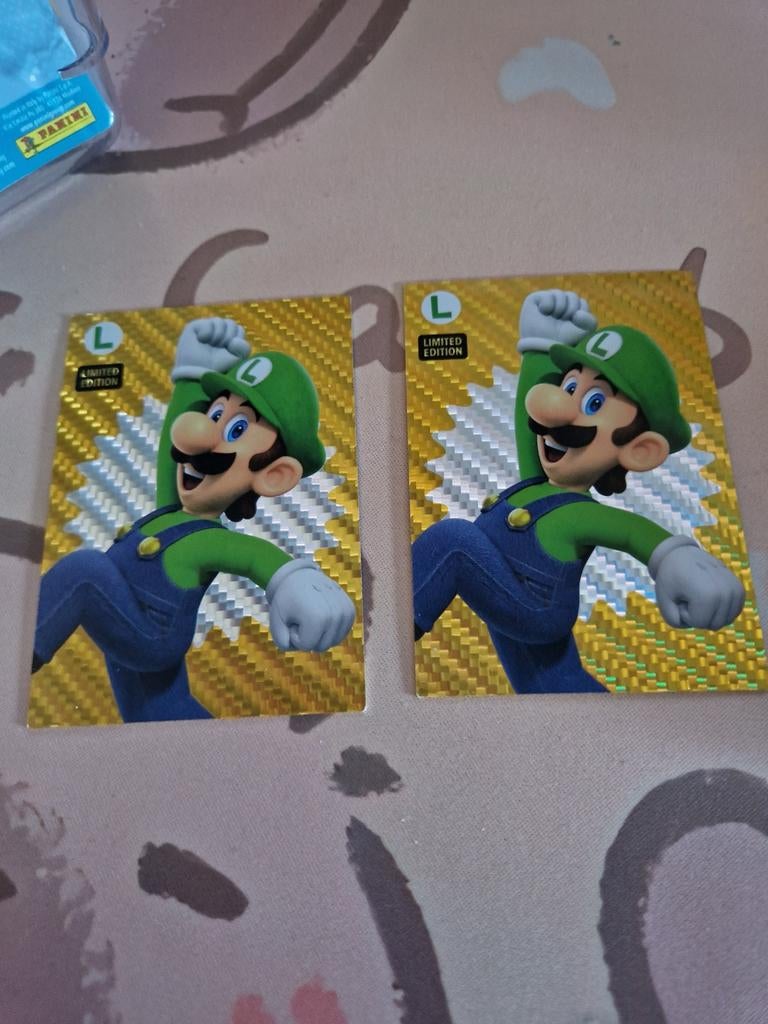 Super Mario le kaarten ~ panini, Ophalen of Verzenden, Zo goed als nieuw, Meerdere stickers