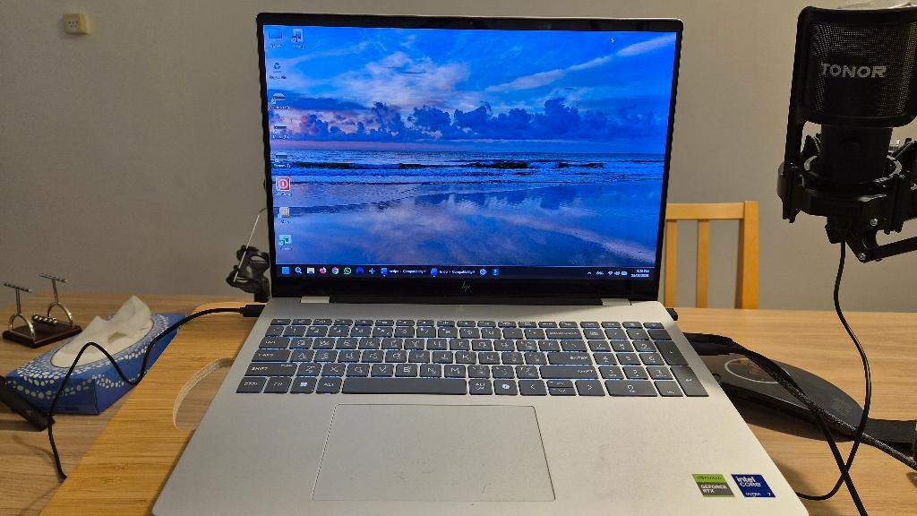 HP OmniBook 7 AI Laptop - 16" 2K OLED Touch - RTX 4050, Computers en Software, Windows Laptops, Ophalen, Zo goed als nieuw, HP