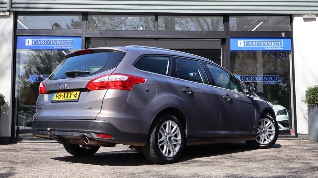 Ford Focus Wagon 1.6 EcoBoost Titanium|PDC|Clima|Trekhaak|Cr, Auto's, Gebruikt, Zwart, 4 cilinders, 150 pk