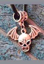 Ketting doodshoofd, Verzenden, Nieuw, Zilver, Met hanger