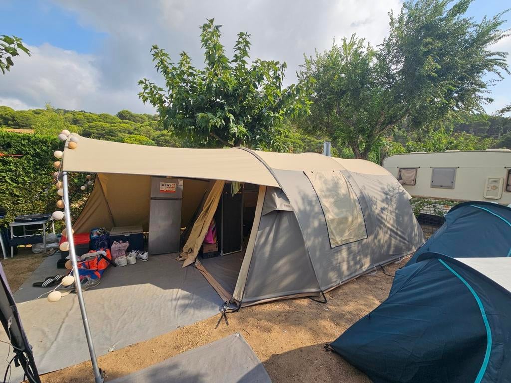 Complete kampeeruitrusting voor 6 personen met aanhanger, Caravans en Kamperen, Tenten, Ophalen