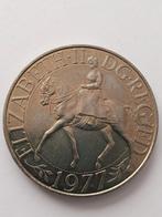 25 Pence munt uit 1977 Engeland Queen Elizabeth., Ophalen of Verzenden, Overige landen, Losse munt