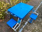 Robuuste opvouwbare campingtafel voor 4 personen, Caravans en Kamperen, Ophalen, Gebruikt, Campingtafel