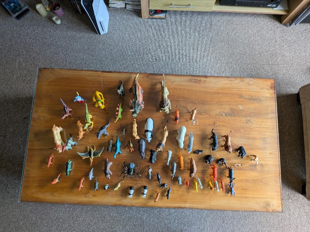 Verzameling speelgoed dieren, Ophalen, Gebruikt