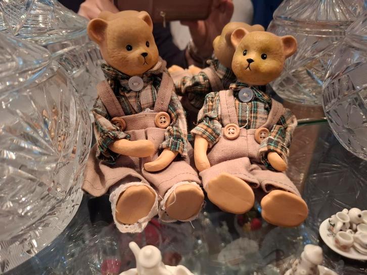 Verzameling: Beren, Kristal, Miniatuur Servies & Poppen, Verzamelen, Beelden en Beeldjes, Gebruikt, Dier, Ophalen of Verzenden