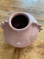 Roze glazen vazen, Huis en Inrichting, Woonaccessoires | Vazen, Ophalen, Overige kleuren, Minder dan 50 cm, Glas