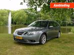 Saab 9-3 1.9 Ttid 132KW Estate 2008 Grijs / KORTINGSPRIJZEN, Voorwielaandrijving, 4 cilinders, Leder en Stof, Origineel Nederlands